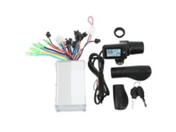Controlador de motor de indução 2026altiro para bicicleta elétrica e scooter 36V 48V 350W com display LCD 805 e manete de acelerador.