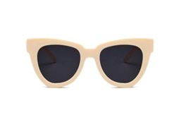 Óculos De Sol Feminino Retro Moldura Grande Arame