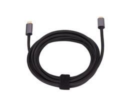 Cabo De Dados Usb3.2 Type-c Macho Para Macho Com Carregamento Rápido De 100w E Transmissão 8k60hz