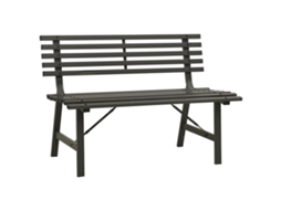 Garden Bench, Garden Benches Vidaxl Preto Aço (n/a)