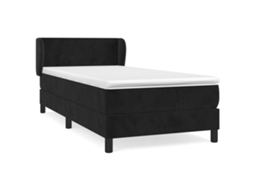 Box Spring Bed, Box Spring Beds Vidaxl Preto Veludo (90 X 200 Cm)