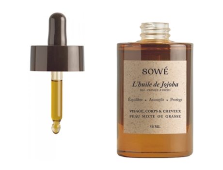 Óleo de Jojoba Orgânico Puro 50 Ml SOWÉ