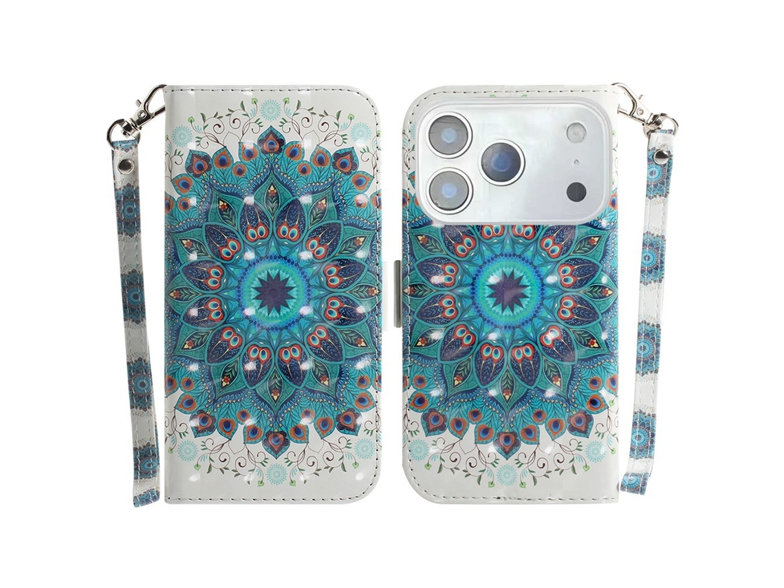 Capa Para Iphone 17 Pro Com Estampa De Mandala