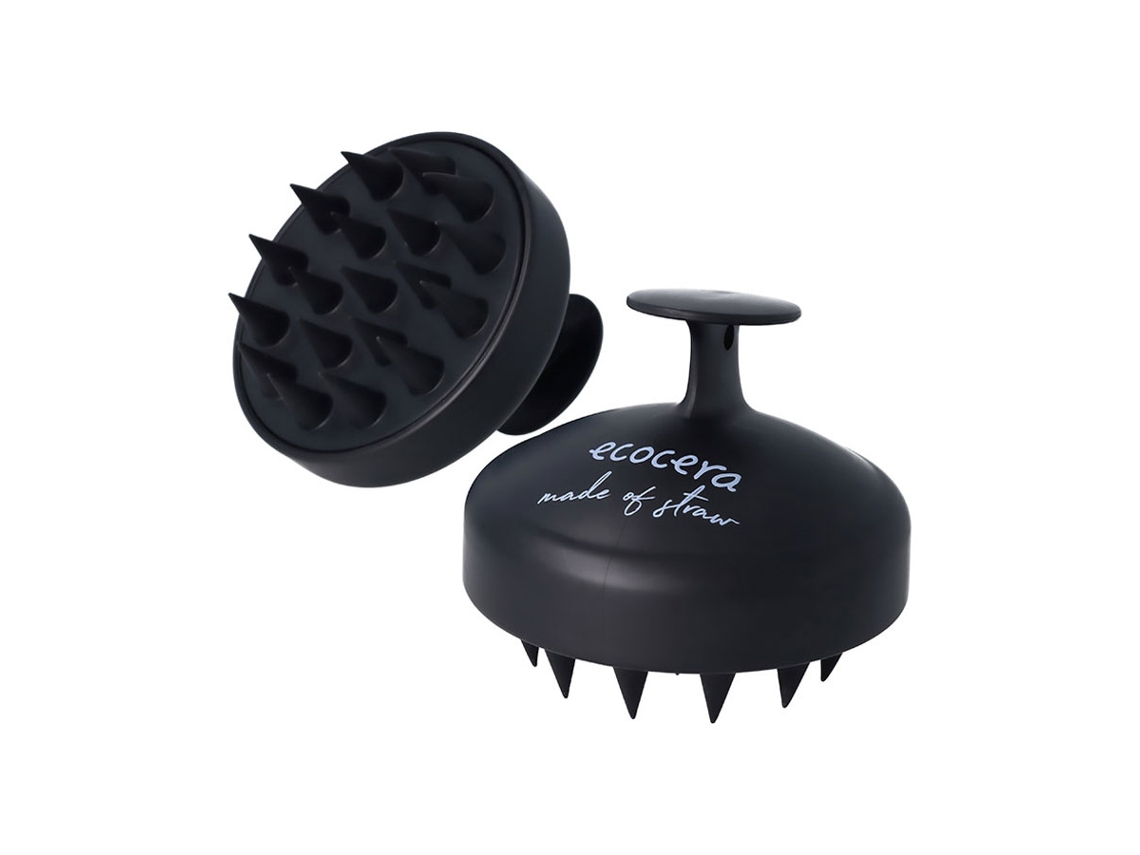 Escova Para Couro Cabeludo Ecocera Medi Limpeza E Massagem Para Couro Cabeludo Negro