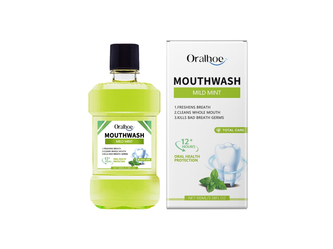 Enxaguante Bucal com Proteção e Hálito Fresco em Aromas Amarelo e Verde LAXISCREED