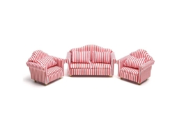 2026 muebles de Madera para Casa de Muñecas, Mini Sofá, Accesorios para Casa de Muñecas a Escala 1/12 para Jugar.
