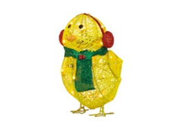 Chick With Scarf Garden Sculpture CHABERLU