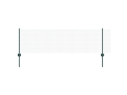 Conjunto 1 Cerca Externa Vidaxl Verde Aço (10 X 0,6 M)