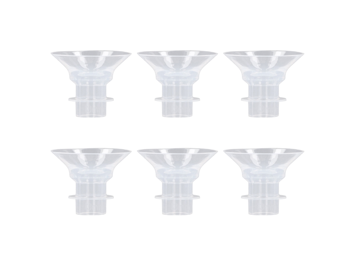 Mali 6pcs Inserções de Ventosa Silicone 13mm para Bomba de Leite Portátil 24mm Hands Free