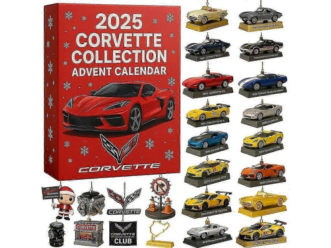 Nova Line calendário de Adviento Colecionável 2025 Corvette Car Collect