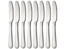 Facas De Manteiga, Conjunto De 8 Facas De Jantar, Espátula De Manteiga Em Aço Inoxidável Nostalgia88