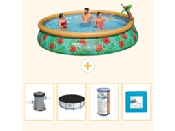 Bestway Piscina Bestway Fast Set Redonda - 457x84 Cm - 5-peças S254