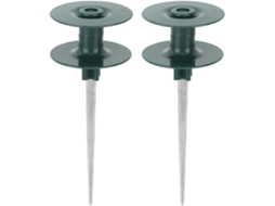 Suporte Universal Para Mangueira Em Abs E Zinco, Com Ponta Roda,