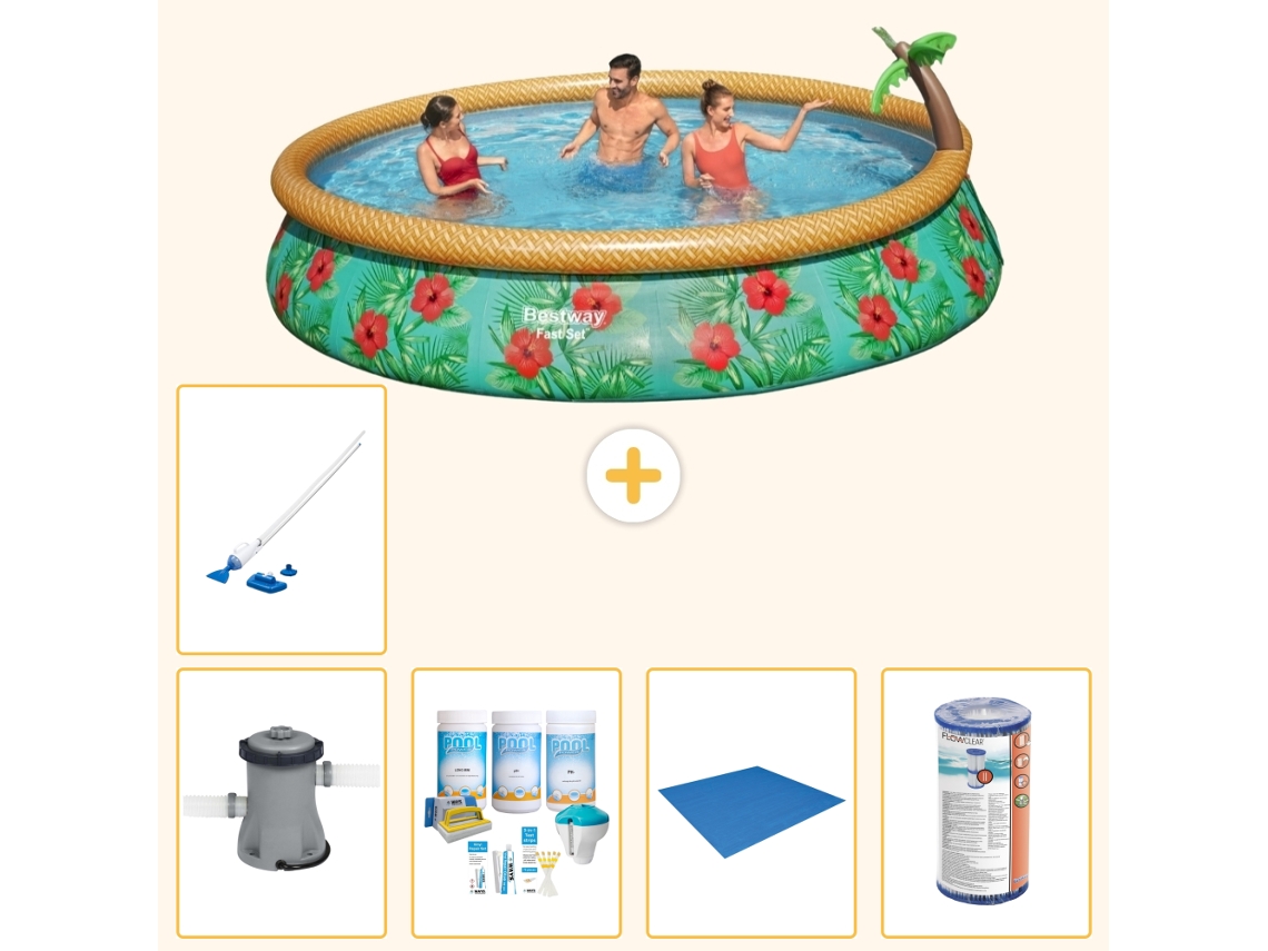 Bestway Piscina Bestway Fast Set Redonda - 457x84 Cm - 6-peças S22039