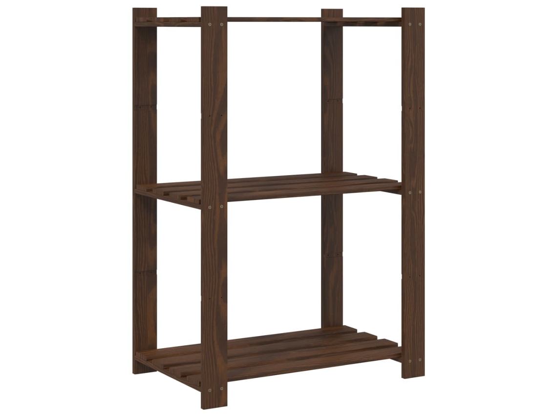 Storage Rack, Storage Racks Vidaxl Marrom Madeira De Pinho (60 X 38 X 90 Cm)