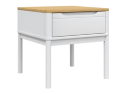 Lamp Table, Lamp Tables Vidaxl Branco Madeira De Pinho