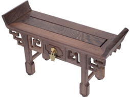 Suporte Madeira Entalhada Design Texturizado Bules Chaleiras Robusta Estilo Rústico Decoração Floricultura GOKOCO