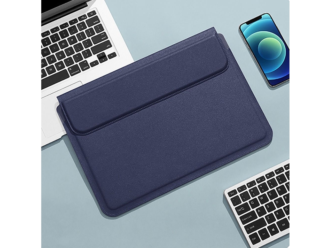 Capa Ultrafina De Couro Pu Resistente A Impactos Para Laptop 15,4 Polegadas, Bolsa Computador E Tablet.-aquaforge