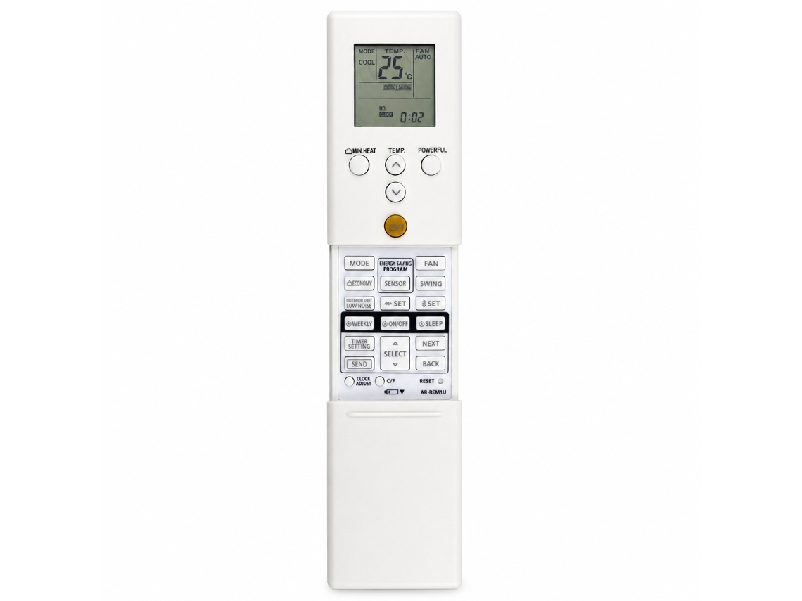 Comando Remoto Para Ar Condicionado Compatível Com Fujitsu Ar-rem1u, Frio E Calor_zhd