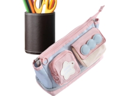 Estojo para Lápis de Cor, Estojo Grande para Meninas Bolsa com Vários Compartimentos para Maquiagem CHABERLU