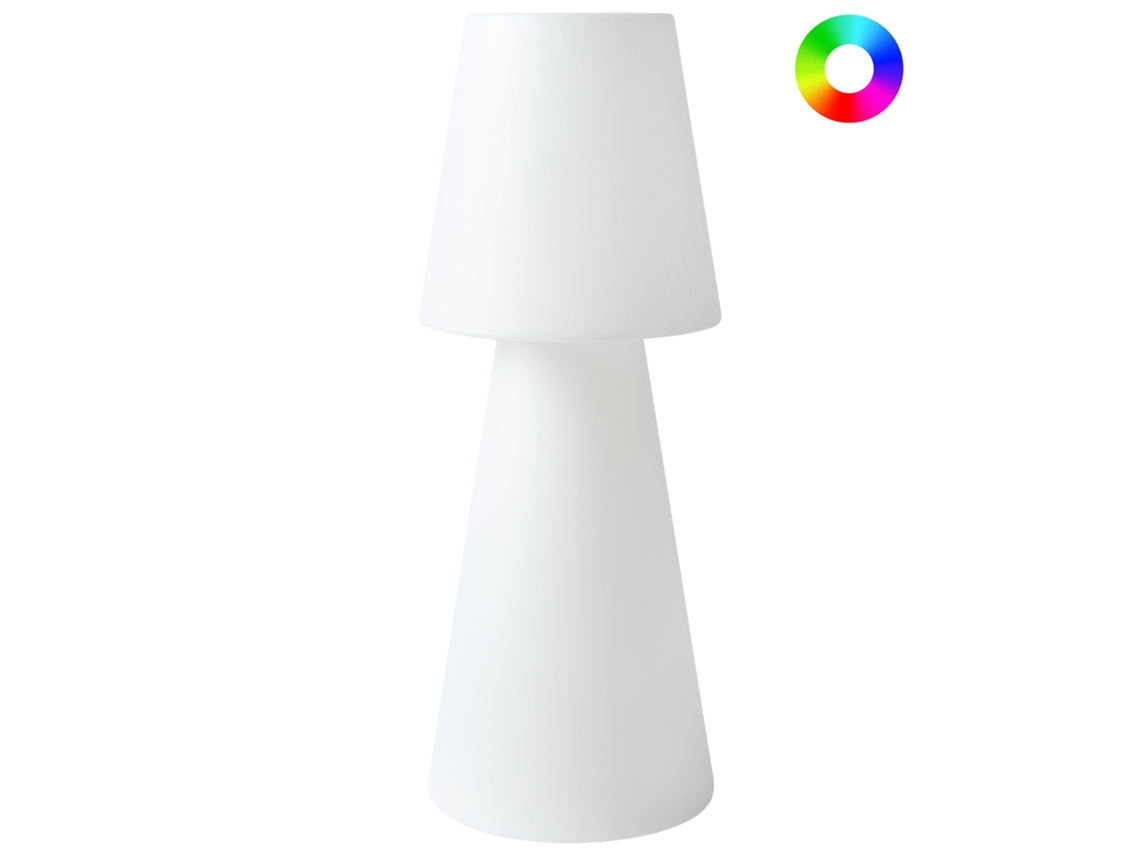 Candeeiro De Pé Led Para Exterior Sabanas Com Comando Remoto Branco