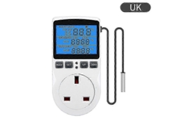 Lurelia Termostato Digital, Soquete Controlador De Temperatura 230 V, Interruptor Temporizador 13 A Com Sensor Para R