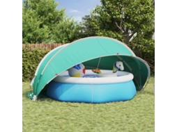 Vidaxl Cúpula De Piscina 472 X 460 X 229 Cm Verde Do Mar
