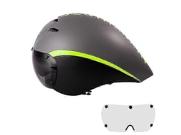 Aero Goggles TAISHENGDA, capacete de triathlon, road bike, com lente, equipamento de ciclismo