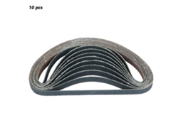Cinta De Lija Abrasiva 330*10mm Para Lijadora De Dedo Eléctrica Pulido (azul 80)