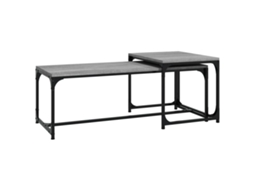 Coffee Table, Coffee Tables Vidaxl Cinzeto Madeira Processada (n/a)