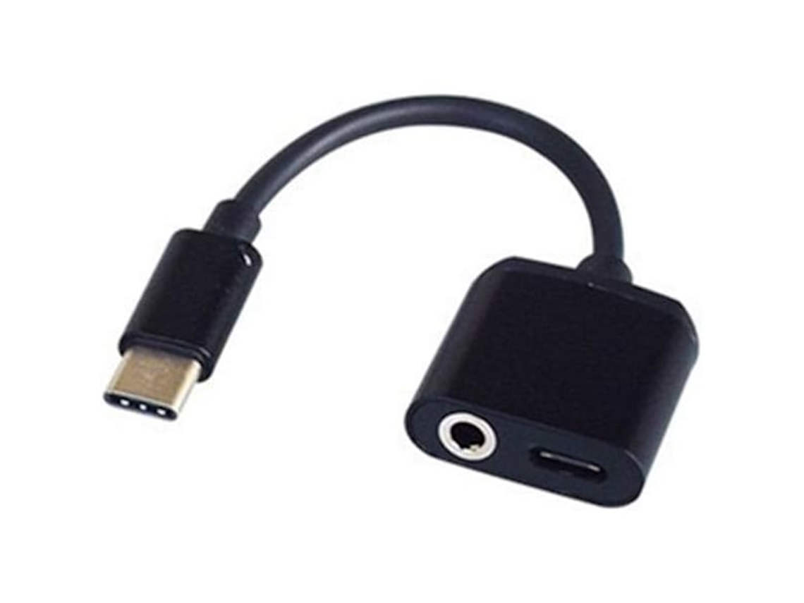 Adaptador de Áudio, Conversor 3,5 Mm Macho para Dois Fêmea, AQUAFORGE