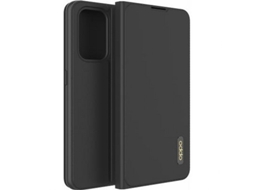 Capa Aba Cartões para Oppo A94 5G OPPO Pele Sintética Preto