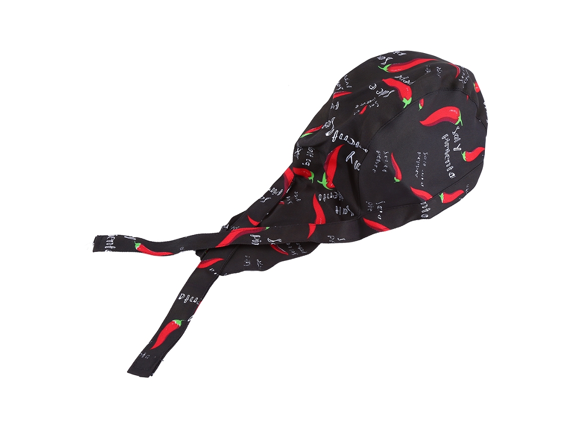 Chapéu De Cozinha Estilo Pirata Chef Capa De Têxtil Para Restaurante Garçom (pimenta)