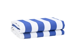 Conjunto 1 Toldo Externo Vidaxl Azul Lona (1000 X 160 Cm)