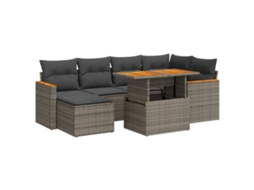 Garden Sofa Set, Garden Sofa Sets Vidaxl Cinzeto Rattan / Vime (n/a)