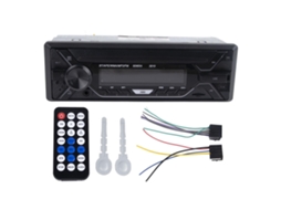 Player Mp3 Bluetooth Para Carro Single Din 12v/24v Com Rádio Fm E Luz De Fundo Ajustável