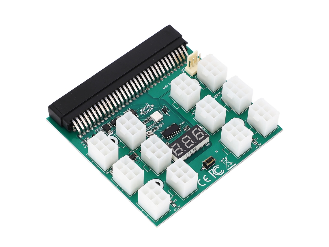 Aetheria placa de Adaptador Breakout de Fonte de Alimentação 1600w 12 Portas 6 Pin para Dps 1200fb Dps 1200qb Ps 2751 5q