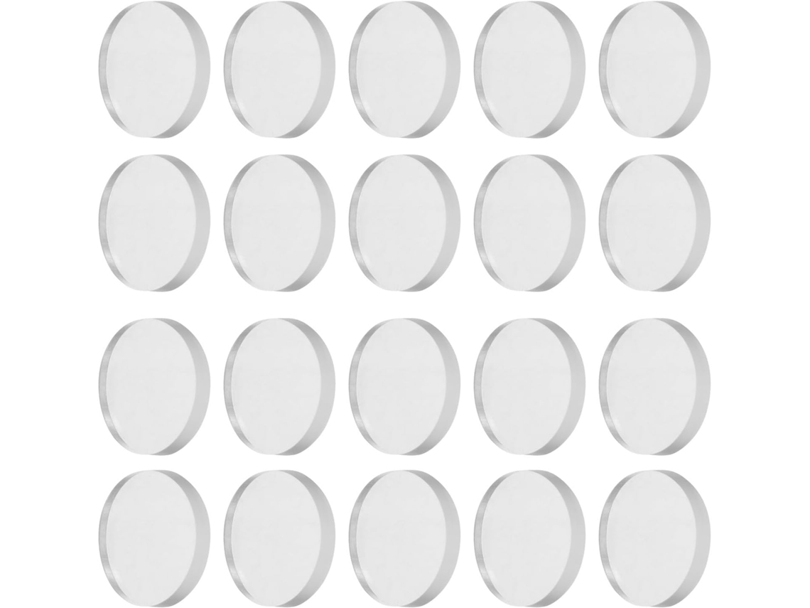Conjunto De 40 Protetores Borracha Antiaderentes 25 Mm X 3 Para Mesas