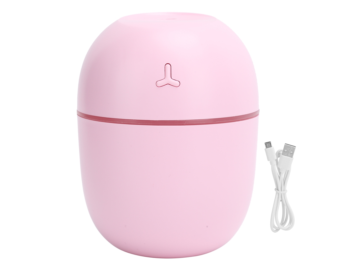 Mini difusor de aroma portátil, humidificador de 300 ml, purificador led usb para coche y hogar con boquilla para nieve S/MARCA