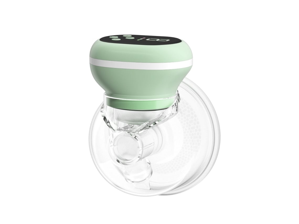 Bomba Elétrica Leite Strip, 3 Modos e 9 Níveis de Sucção, Bpa Free, Anti-refluxo, BRILVIBERA (verde)