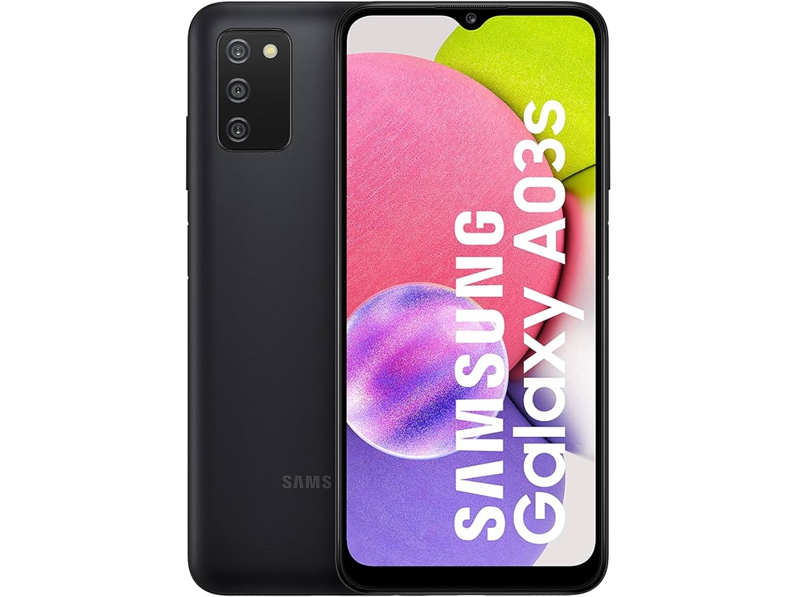 Smartphone SAMSUNG Galaxy A03S 32 Go Preto Dual Sim (Recondicionado Marcas Mínimas)