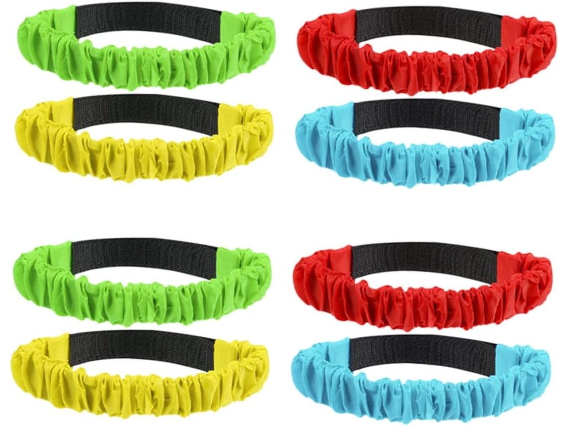 Supvox 8 Peças Faixas Elásticas Para Corrida De Pernas, Tiras Resistentes Ao Desgaste, Acessórios Jogos E