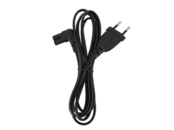 Cabo de Alimentação EOOCOO (conector Macho de 2 Fendas Ue para Conexão Iec320 C7)