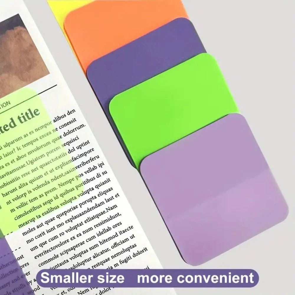 Bloco de Notas, 160 Folhas Transparentes Autoadesivas BRILVIBERA (cores Fluorescentes)