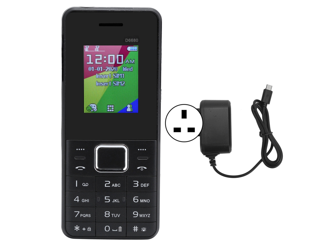 Telemóvel Laxiscreed Com Ecrã Lcd De 1.8 Polegadas, Dual Sim E Dual Standby