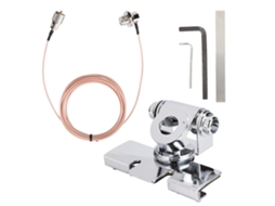 Aetheria suporte de Antena para Carro Rb 400 com Alimentador 5m e Kit Acessórios de Rádio Carro Preto