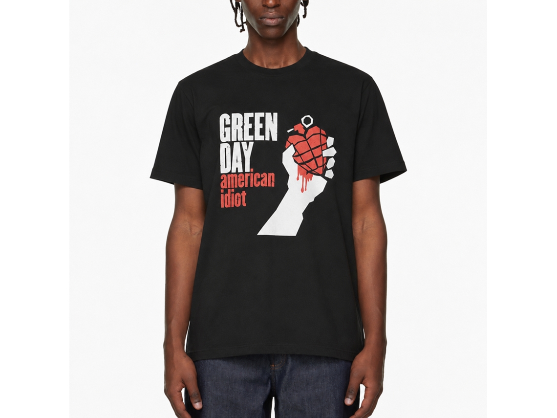 Green Day American Idiot T-shirt Black Classic Unisex Adults Size:xxxl