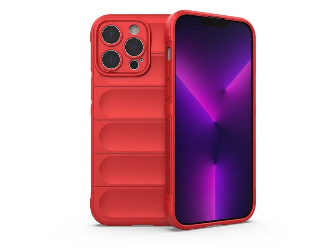 Zsanfs Capa Para Iphone 7 Plus, Antichoque, Cor Vermelho