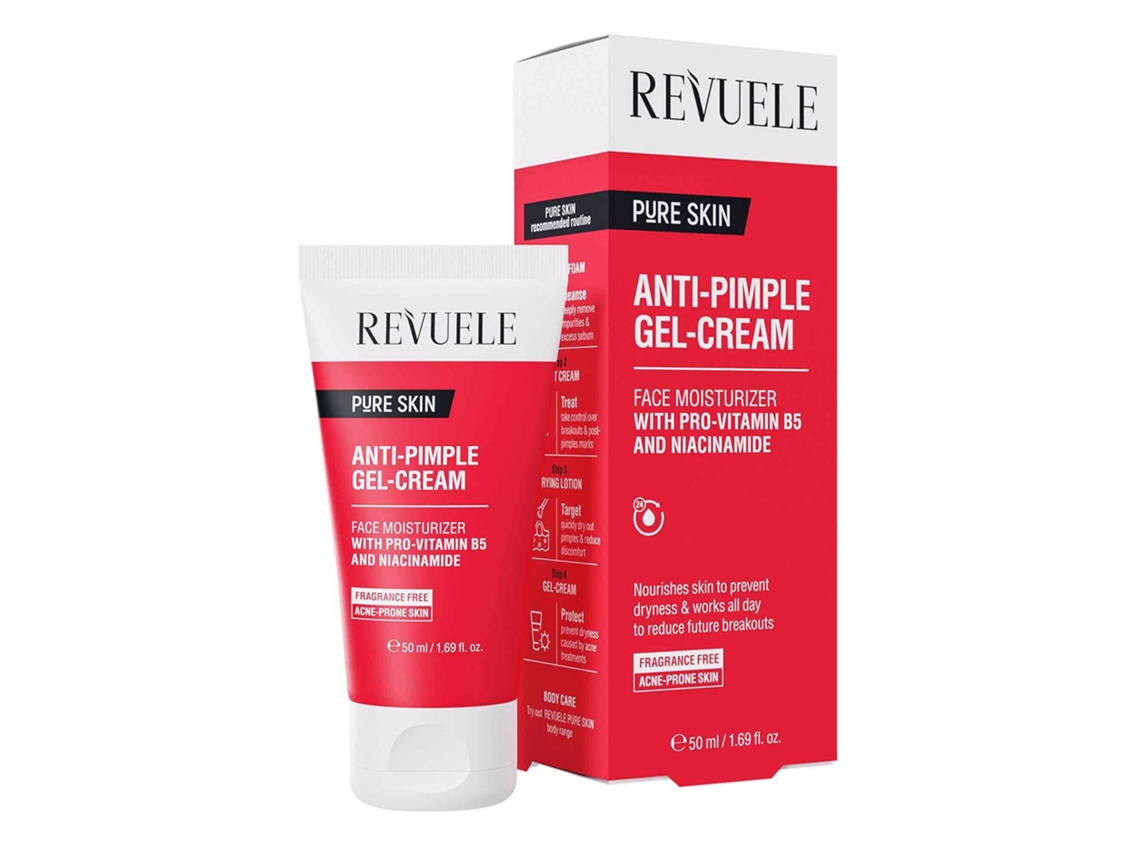 Gel-Creme de Rosto REVUELE Anti-Pimple (50 ml)