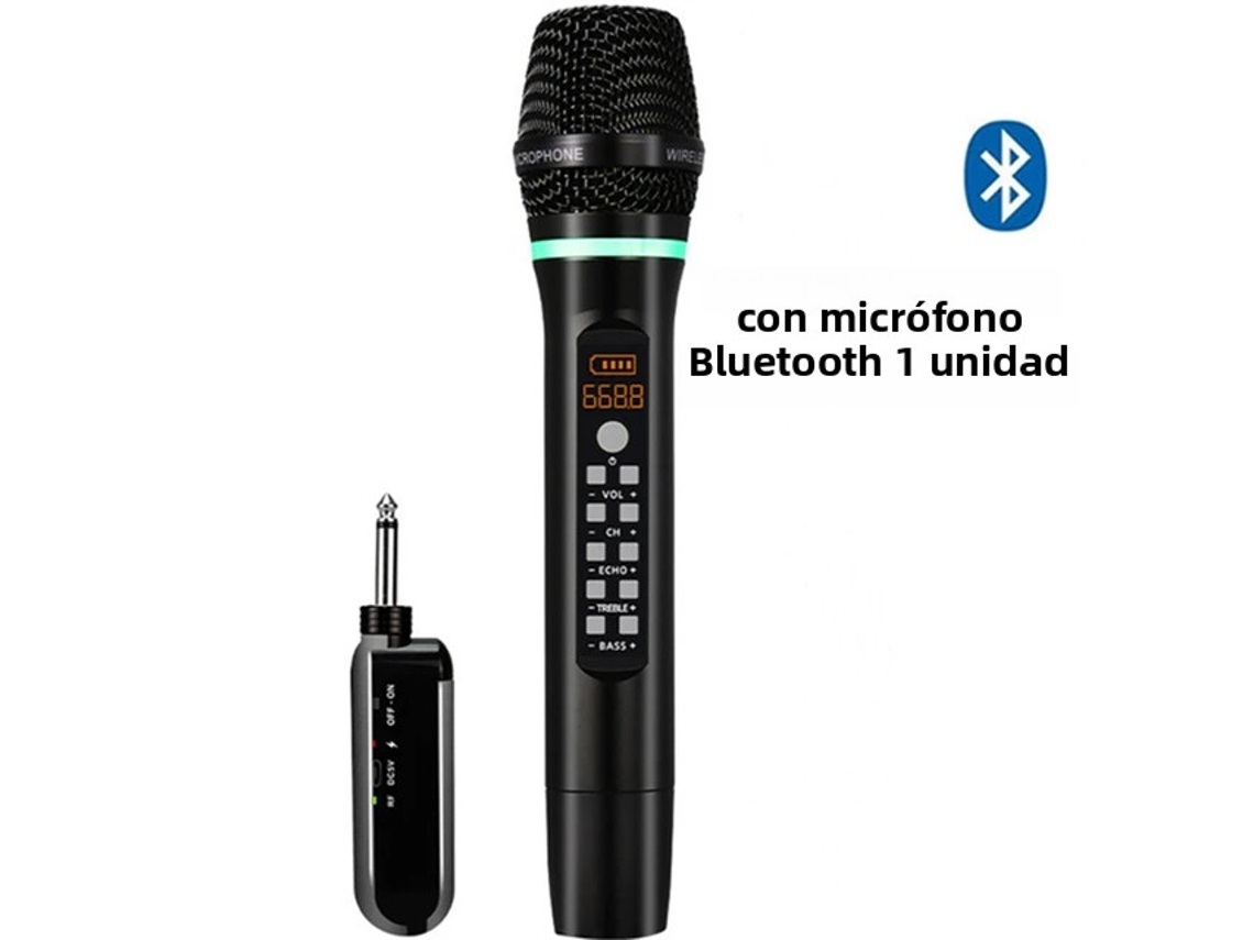 Microfone de Mão Sem Fio Uhf Profissional com Bluetooth MDUG (versão Bluetooth)